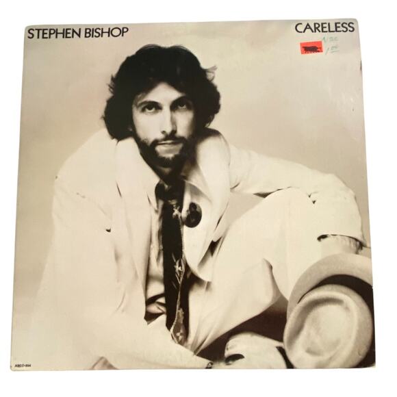 Vtg Lot 2 Stephen Bishop Careless Bish Record ABC 1970s Adult Contemporary - Picture 1 of 11